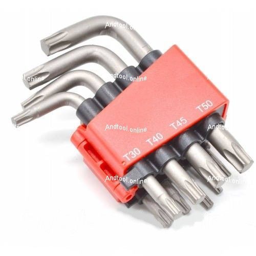 Набір кутових ключів TORX Т10-Т50 9 од. FORCE 5098 F 5098 F фото