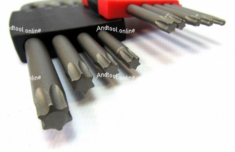 Набір кутових ключів TORX Т10-Т50 9 од. FORCE 5098 F 5098 F фото