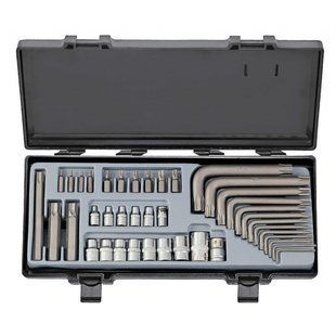 Набір біт, ключів та головок Е-профіль 1/4, 3/8 та 1/2" (Torx) 41 од. Force 4411 4411 F фото