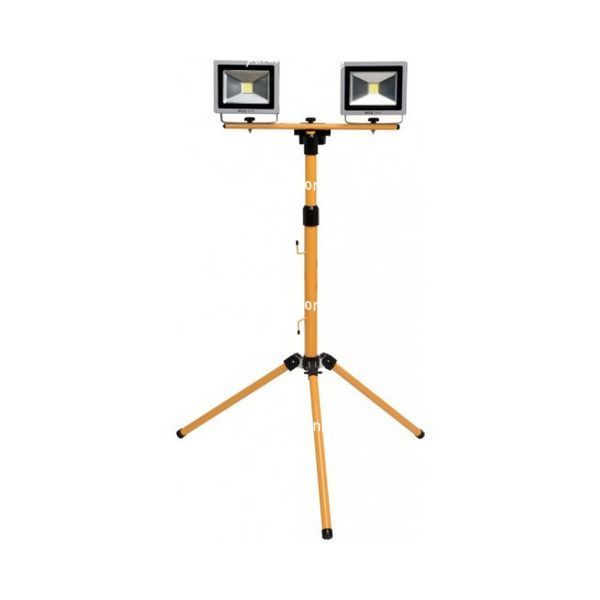 Прожектор LED 2 Х 20 Вт, 6000K, на штативе, серый корпус YT-81789 YT-81789 фото