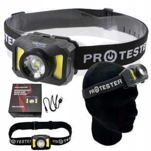 Фонарик налобний світлодіодний (LED) із зумом PROTESTER PRO-HL0550S PRO-HL0550S фото