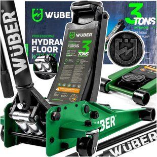 Домкрат підкатний низькопрофільний 3т 75-505мм в кейсі Wuber W22003 W22003 фото