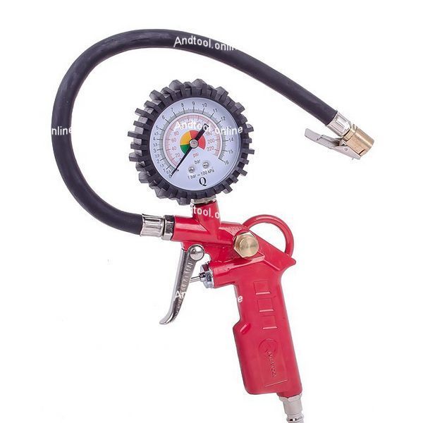 Пистолет для подкачки колес с манометром INTERTOOL PT-0503 PT-0503 фото