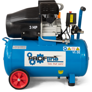 Компрессор поршневой 50 л. 3 л.с. 2,2 кВт 2 цилиндра 360 л/мин Profline LB50V 3,0 HP LB50V 3,0 HP фото